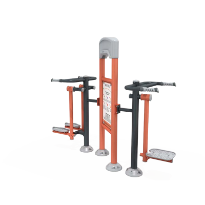 STAZIONE FITNESS OUTDOOR CON STEP E PEDANA OSCILLANTE
