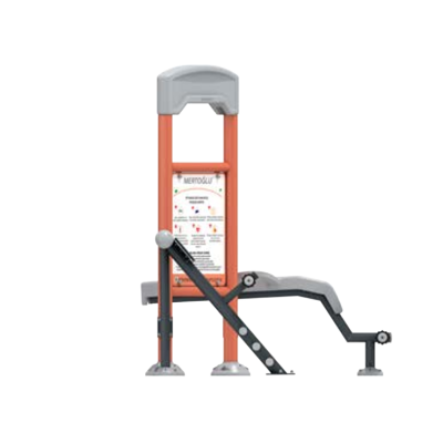STAZIONE FITNESS OUTDOOR PANCA PER ADDOMINALI E STRETCHING