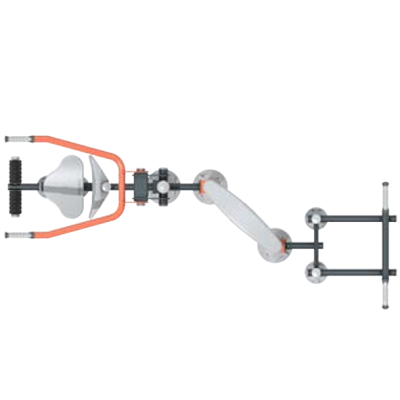 STAZIONE FITNESS OUTDOOR CON SPALLIERA SVEDESE E LAT MACHINE