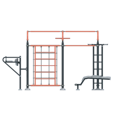 STAZIONE FITNESS MULTIUTENTE ALL'APERTO - ESPANSIONE DELLE POSSIBILITÀ DI FITNESS
