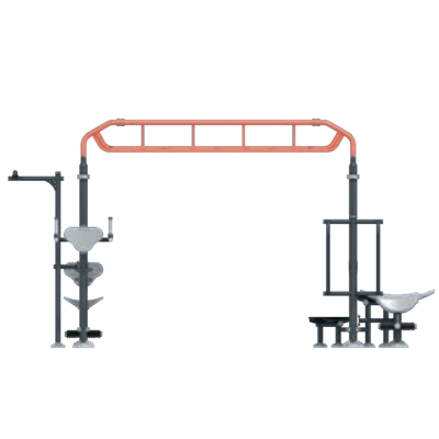 SISTEMA AVANZATO DI ALLENAMENTO ALL'APERTO  CENTRO FITNESS SU LARGA SCALA