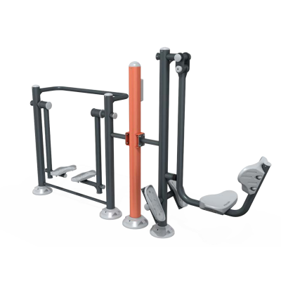 STAZIONE FITNESS OUTDOOR LEG PRESS CON AIR WALKER