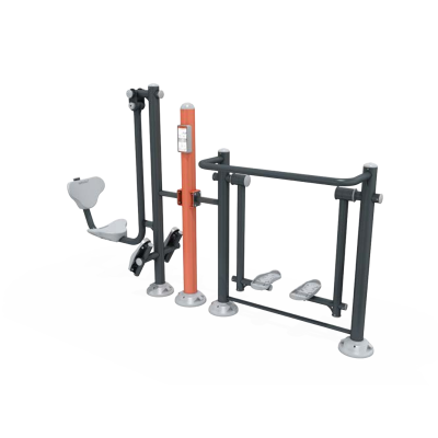 STAZIONE FITNESS OUTDOOR LEG PRESS CON AIR WALKER