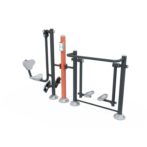 STAZIONE FITNESS OUTDOOR LEG PRESS CON AIR WALKER