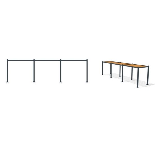 MMS-301 PERGOLA MODULARE IN METALLO
